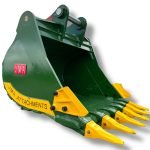 60″ Heavy Duty Digging Bucket for 29 – 48 Tons Excavators. 100mm Pins