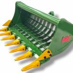 Wain Roy 3-Ton Style 36″ Mini Excavator Skeleton Bucket with Teeth