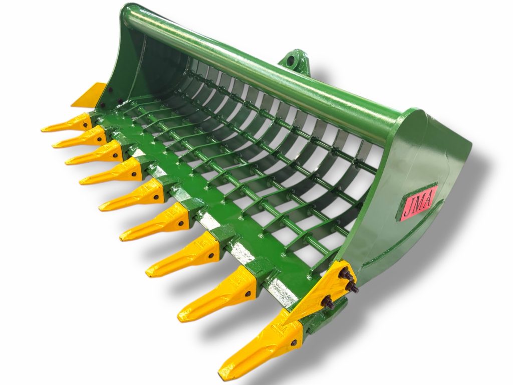 Wain Roy 3-Ton Style 48″ Mini Excavator Skeleton Bucket with Teeth