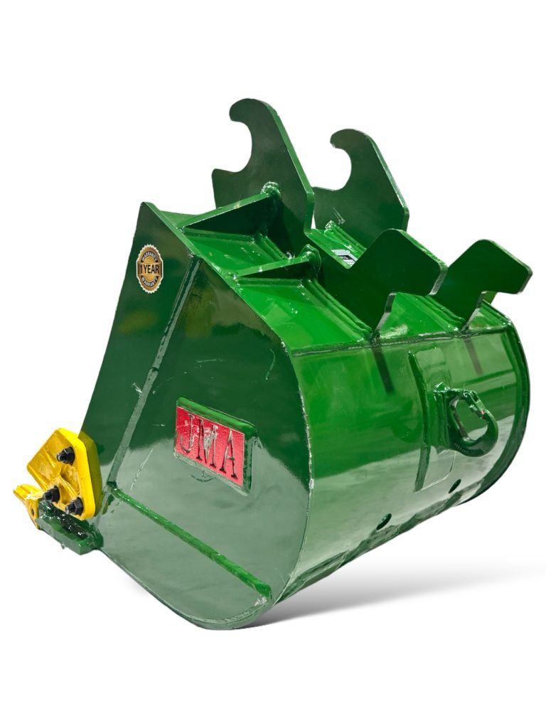 24″ Digging Bucket John Deere Wedge Lock Coupler Style for 4 – 8.5 Tons Mini Excavators
