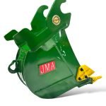 8″ Trenching Bucket John Deere Wedge Lock Coupler Style for 4 – 8.5 Tons Mini Excavators