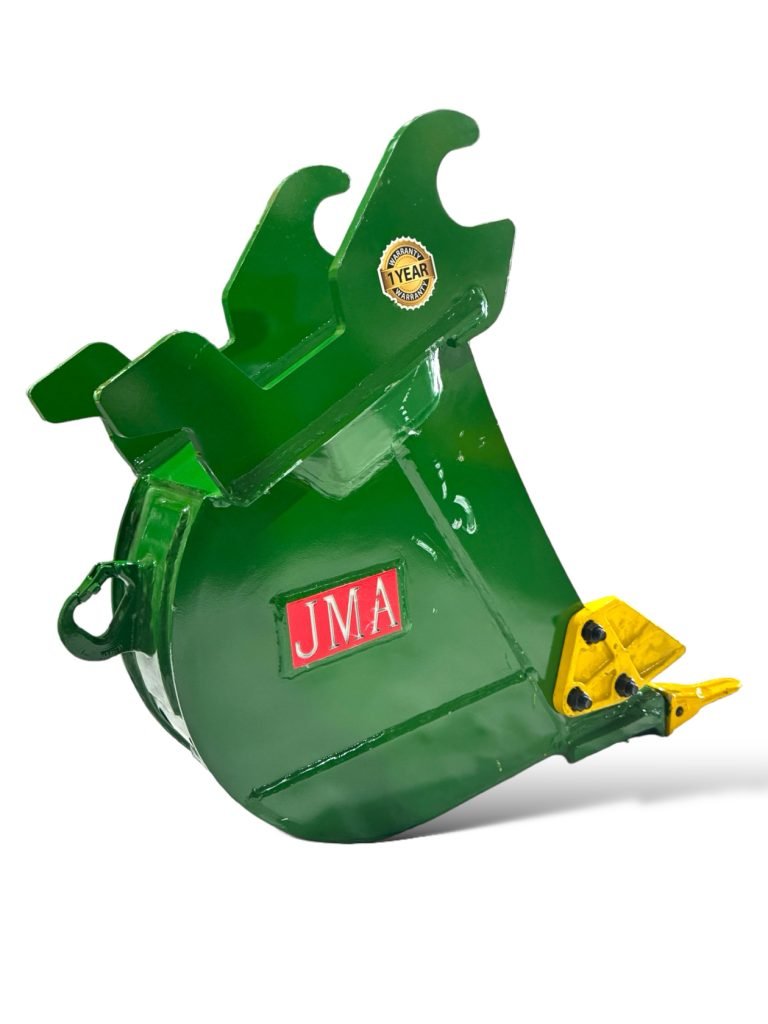 8″ Trenching Bucket John Deere Wedge Lock Coupler Style for 4 – 8.5 Tons Mini Excavators