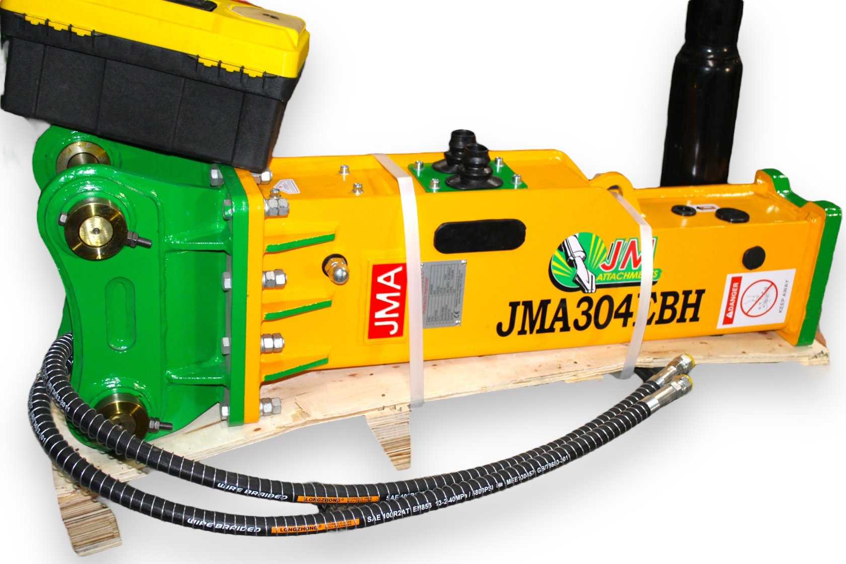 611 Joules Hydraulic Hammer For 2.5 – 4.5 Tons Mini Excavators and Backhoe Loaders. 40mm Pins