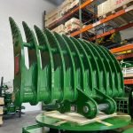 60″ Brush Rake for 8 – 13 tons Excavators. 60mm Pins