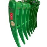 40″ Brush Rake for 3 – 4.5 tons Mini Excavators. 38mm Pins