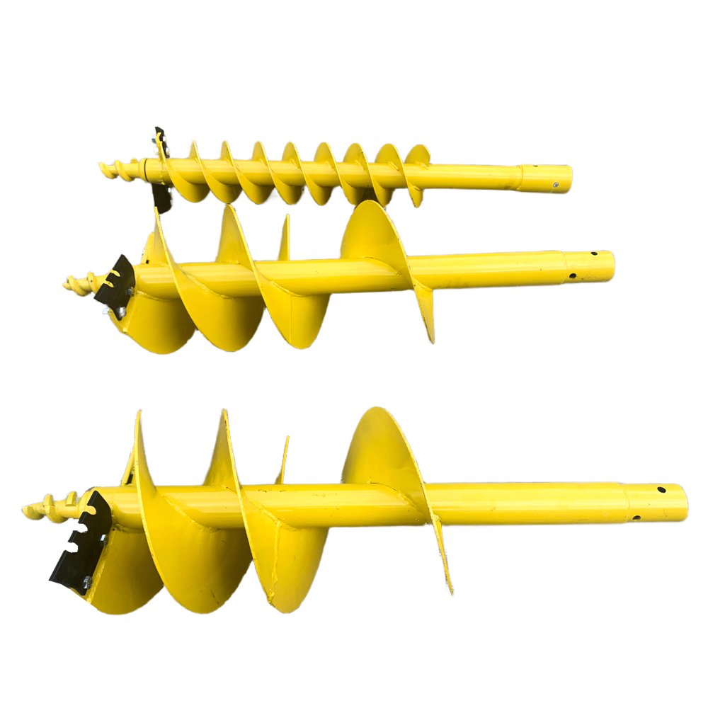 Auger Drive Bundle Includes 6″, 12″, 14″ Sand Bits for Skid Steers
