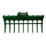 35″ Brush Rake for 2 – 3 tons Mini Excavators. 35mm Pins
