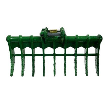 35″ Brush Rake for 2 – 3 tons Mini Excavators. 35mm Pins