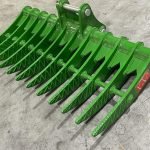 60″ Brush Rake for 8 – 13 Tons Excavators. 50mm Pins