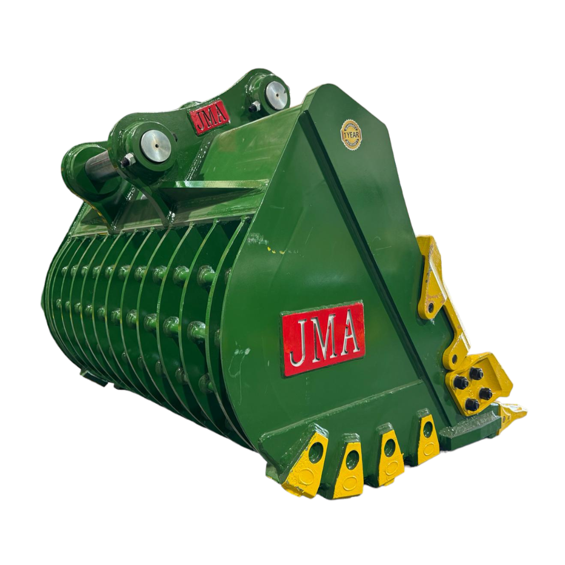 48″ Severe Duty Skeleton Bucket with Teeth for 16 – 25 Tons Excavators. 80mm Pins