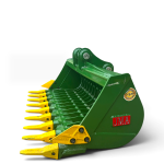 Cat 303 / 303.5 48″ Mini Excavator Skeleton Bucket with Teeth