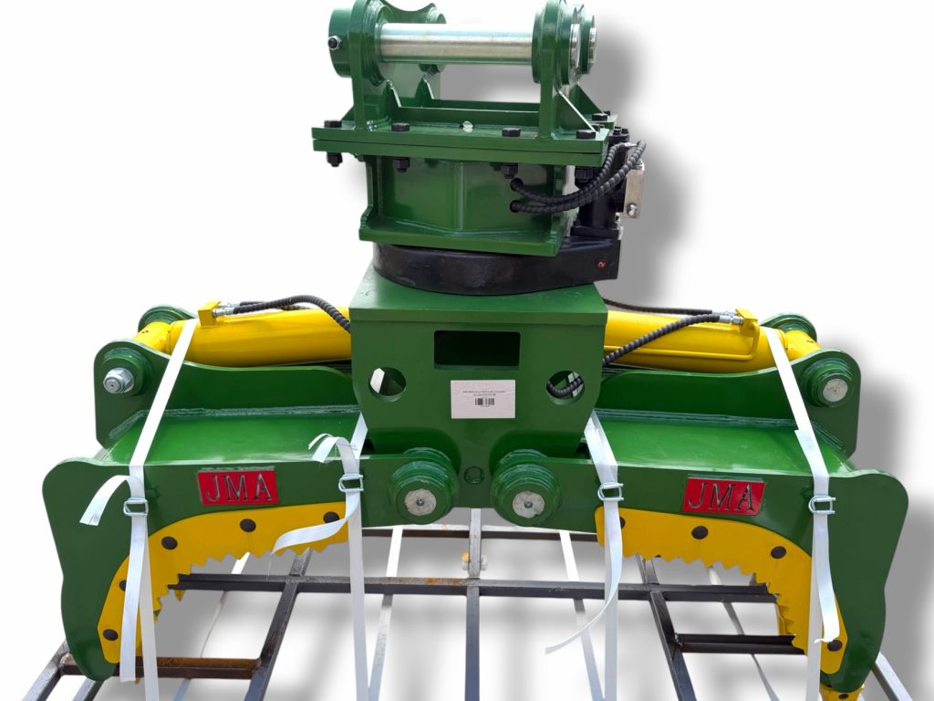 Rotating Hydraulic Grapple For 16 – 25 Tons Excavators. 80mm Pins