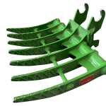 35″ Brush Rake John Deere Wedge Lock Coupler Style for 2.6 – 3.7 Tons