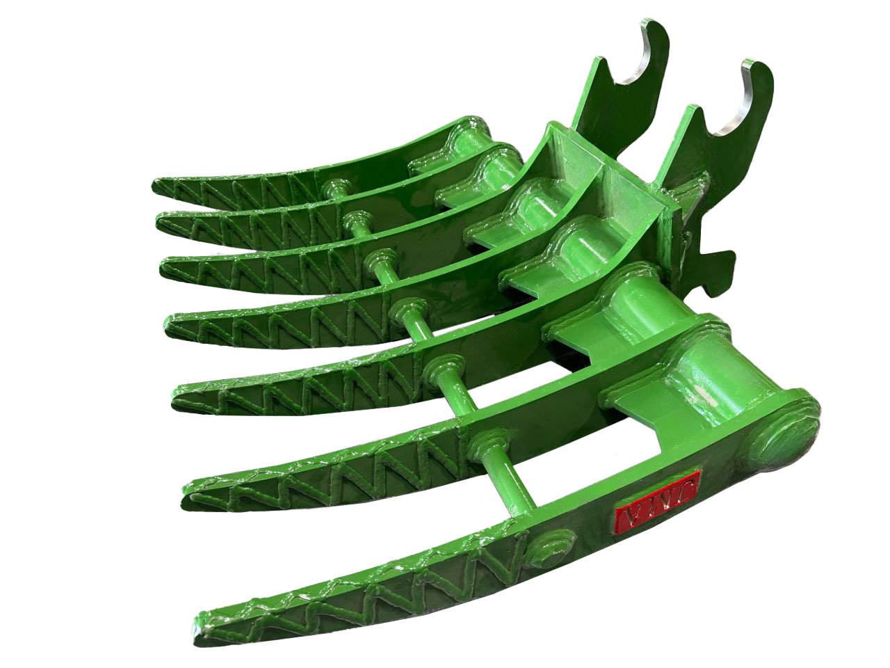 35″ Brush Rake John Deere Wedge Lock Coupler Style for 2.6 – 3.7 Tons
