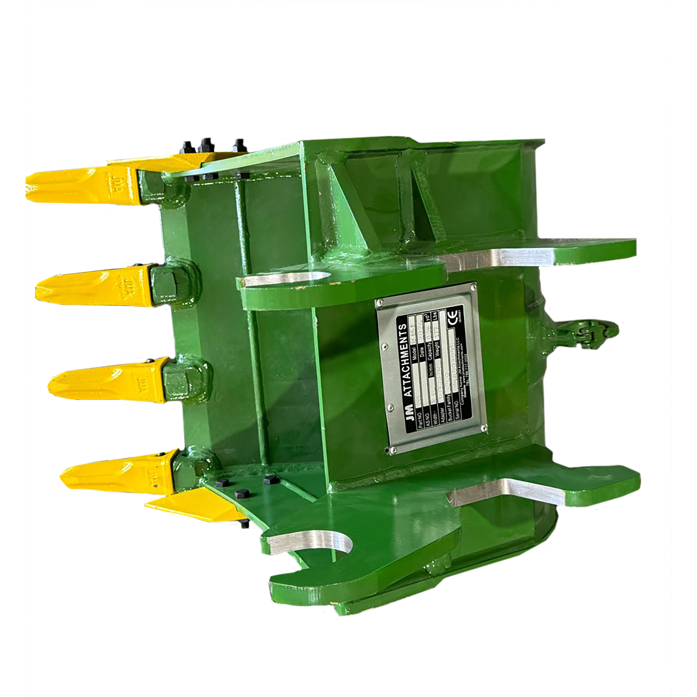 18″ Digging Bucket John Deere Wedge Lock Coupler Style for 2.6 – 3.7 Tons
