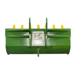 36″ Digging Bucket John Deere Wedge Lock Coupler Style for 2.6 – 3.7 Tons