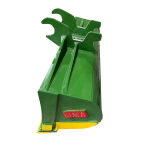 36″ Ditching Bucket John Deere Wedge Lock Coupler Style for 2.6 – 3.7 Tons