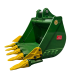 30″ Heavy Duty Digging Bucket for 4.5 – 6.5 Tons Mini Excavators. 45mm Pins