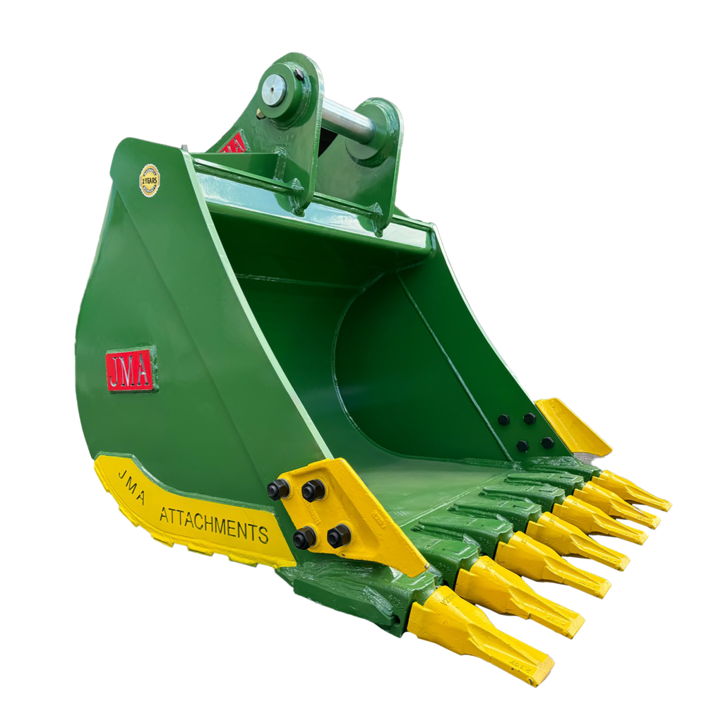 42″ Heavy Duty Digging Bucket for 10 – 15 Tons Excavators.  65mm Pins