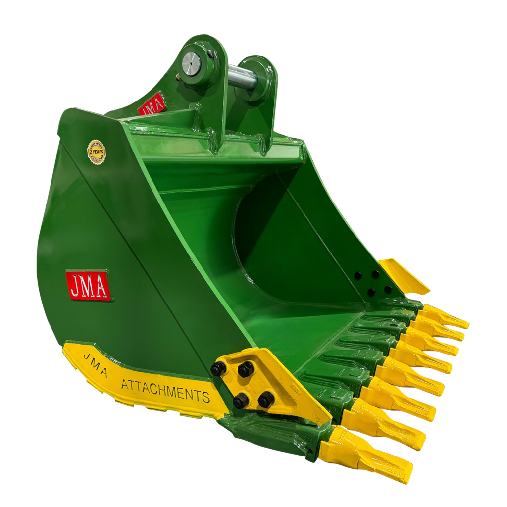 48″ Heavy Duty Digging Bucket for 10 – 15 Tons Excavators. 65mm Pins