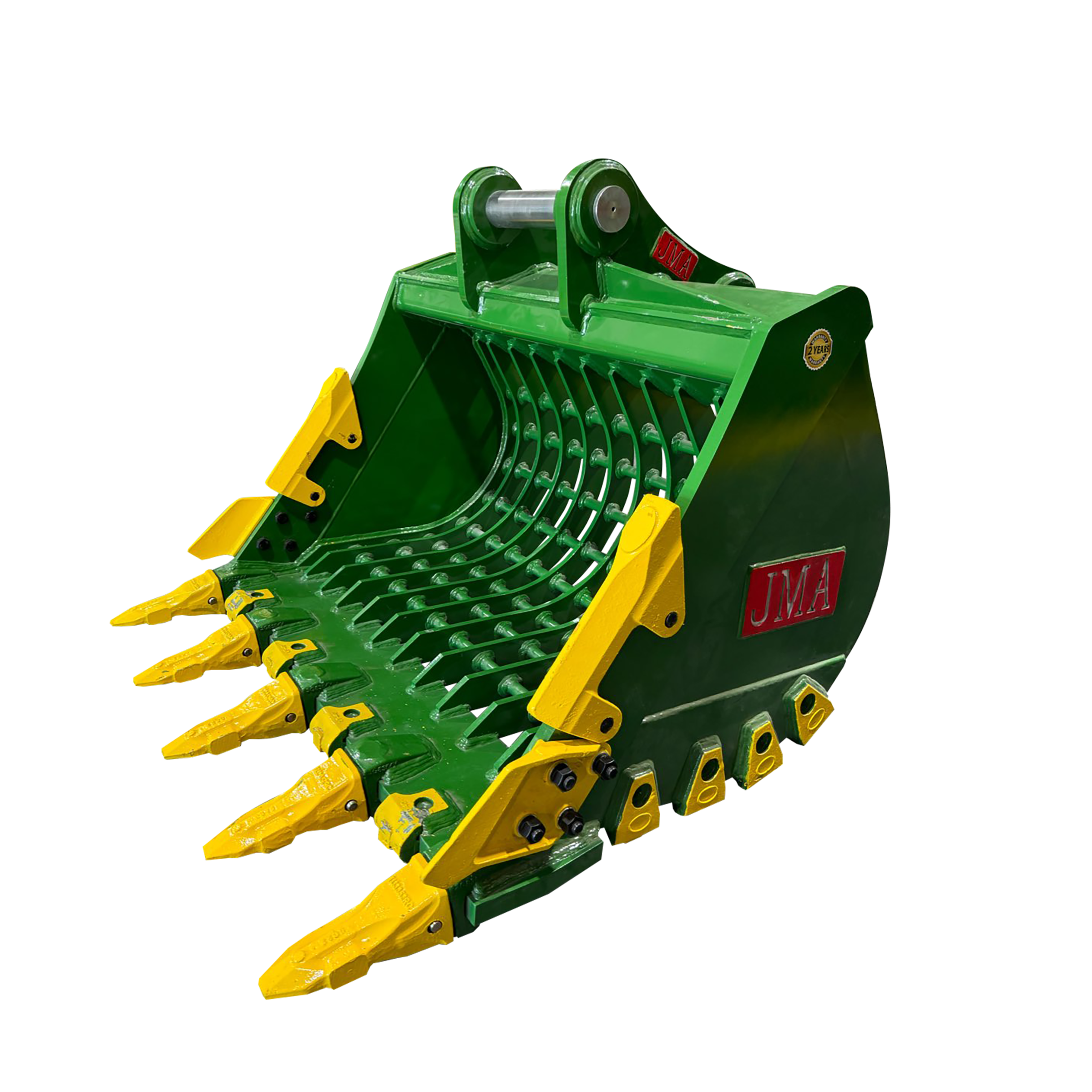 54″ Severe Duty Skeleton Bucket with Teeth for 16 – 25 Tons Excavators. 80mm Pins