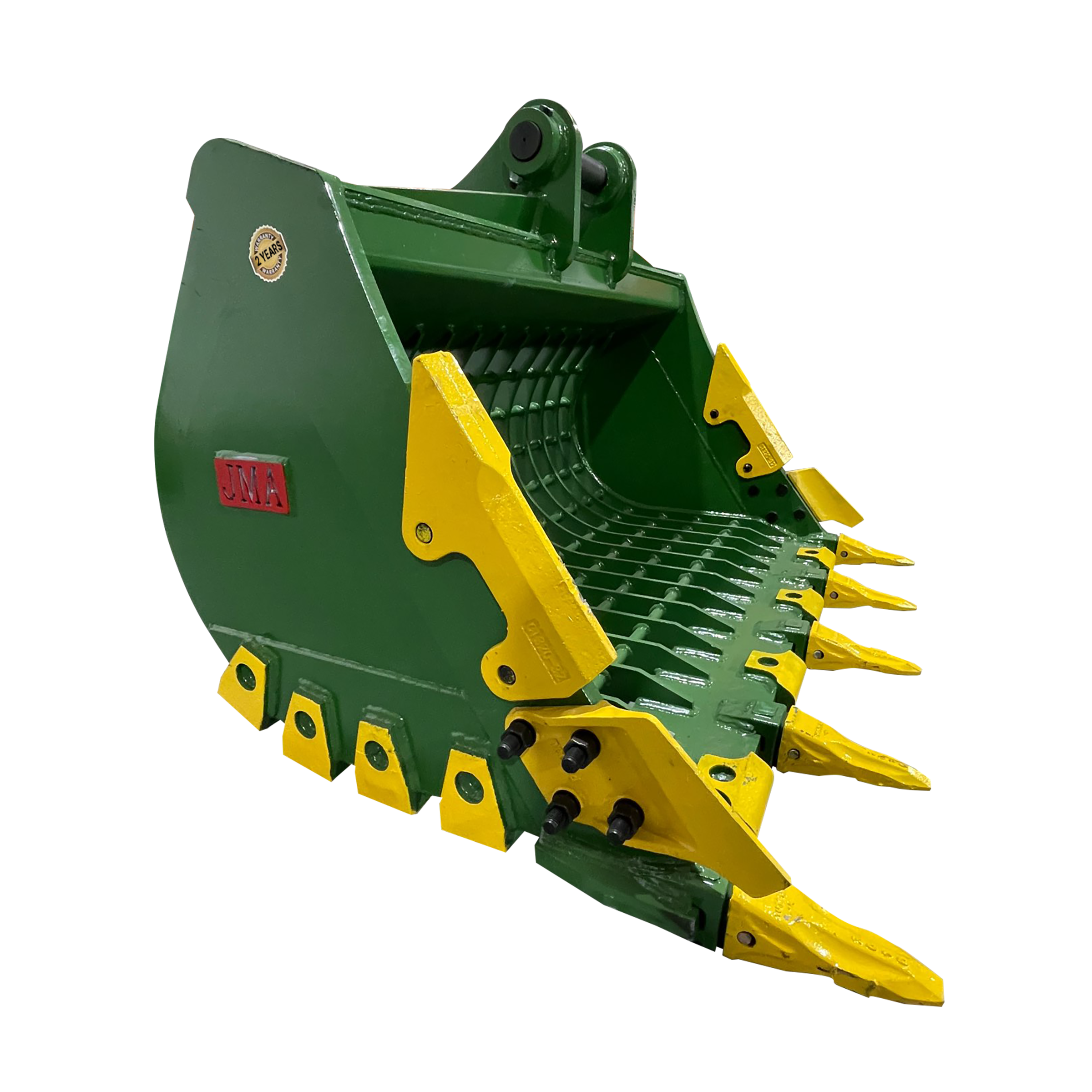 60″ Severe Duty Skeleton Bucket with Teeth for 15 – 18 Tons Excavators. 70mm Pins