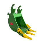 12″ Trenching Bucket John Deere Wedge Lock Coupler Style for 2.6 – 3.7 Tons