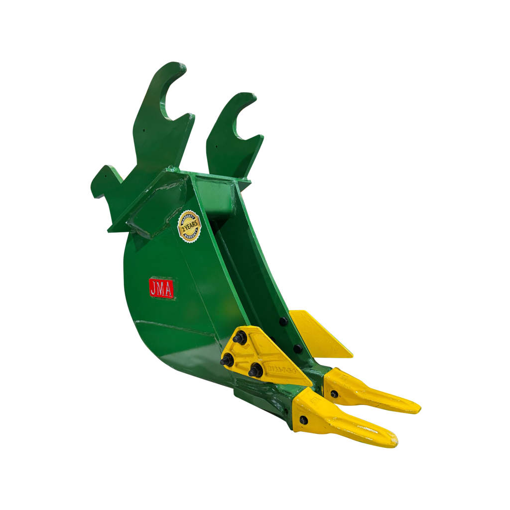 6″ Trenching Bucket John Deere Wedge Lock Coupler Style for 2.6 – 3.7 Tons