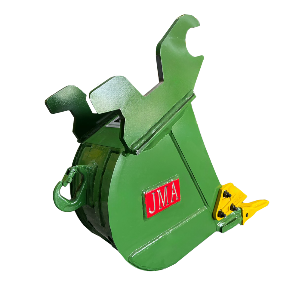 8″ Trenching Bucket John Deere Wedge Lock Coupler Style for 2.6 – 3.7 Tons