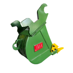 8″ Trenching Bucket John Deere Wedge Lock Coupler Style for 2.6 – 3.7 Tons
