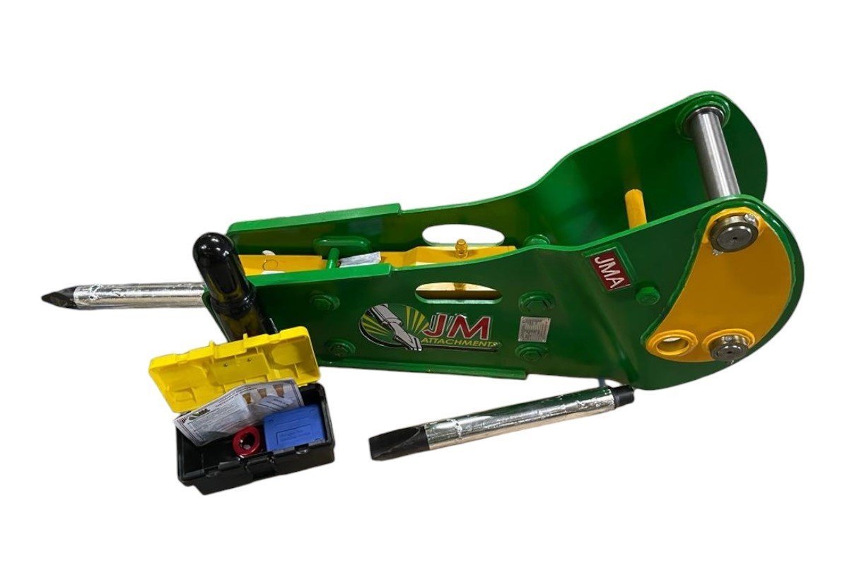 800 Joules Hydraulic Hammer For Backhoe Loaders. 50mm | 45mm Pins