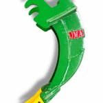 John Deere 17G 6″ Mini Excavator Banana Bucket with Teeth