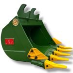 24″ Digging Bucket Kubota Wedge Style for 3 – 4.5 Tons Mini Excavators