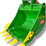 36″ Heavy Duty Digging Bucket for 16 – 25 Tons Excavators. 80mm Pins
