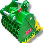 36″ Severe Duty Skeleton Bucket with Teeth for 18 – 25 Tons Excavators. 80mm Pins