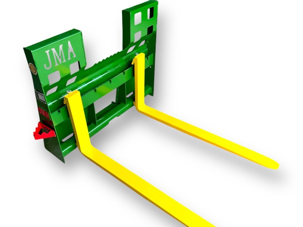 48″ Pallet Forks Class 2 Heavy Duty 5,500 lbs capacity for Skid Steers
