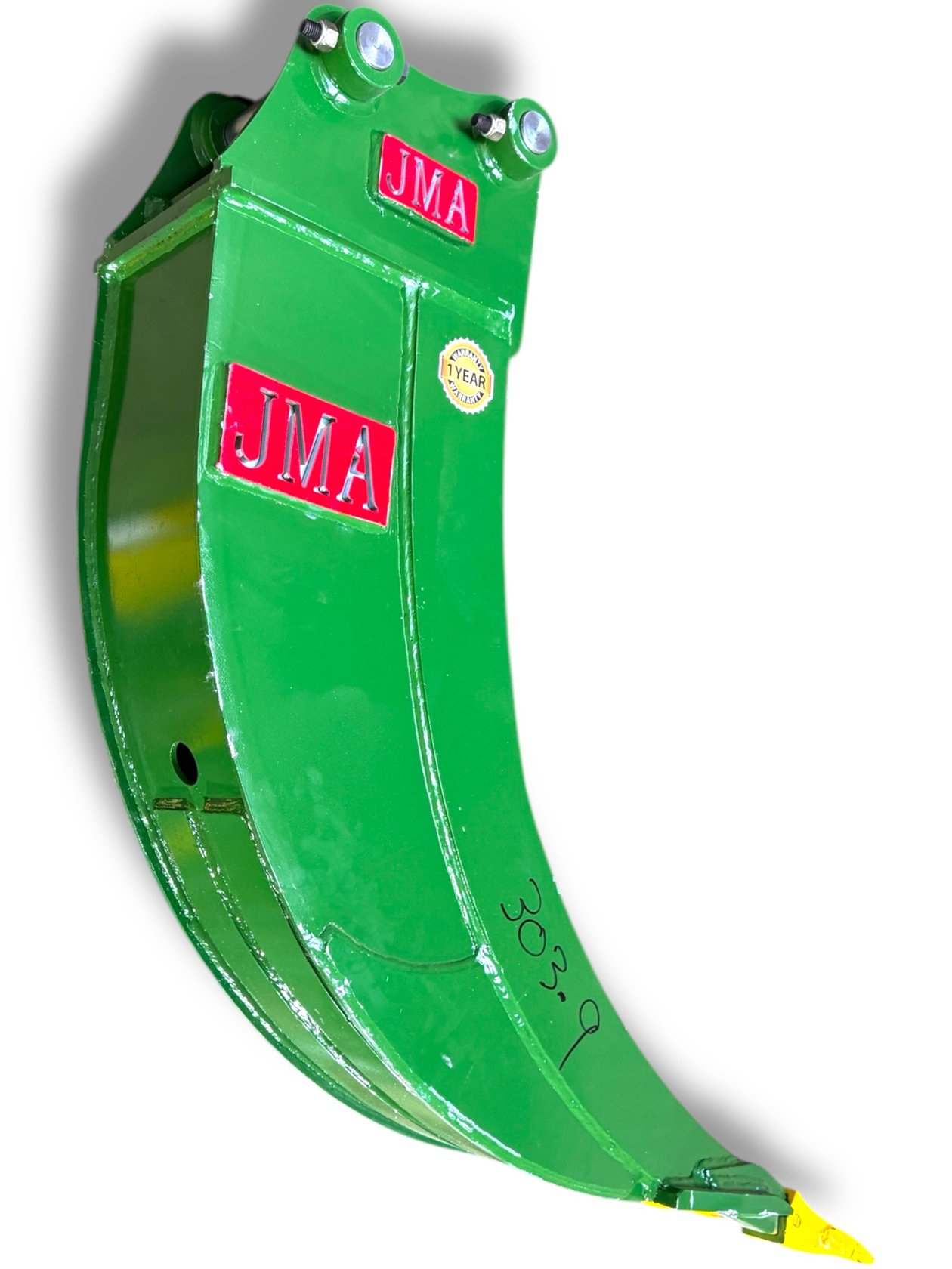 9″ Banana Bucket for 7 – 10 Tons Mini Excavators. 50mm Pins