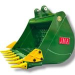 36″ Skeleton Bucket with Teeth for 7 – 10 Tons Excavators. 50mm Pins