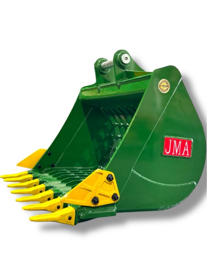 36″ Skeleton Bucket with Teeth for 7 – 10 Tons Excavators. 50mm Pins