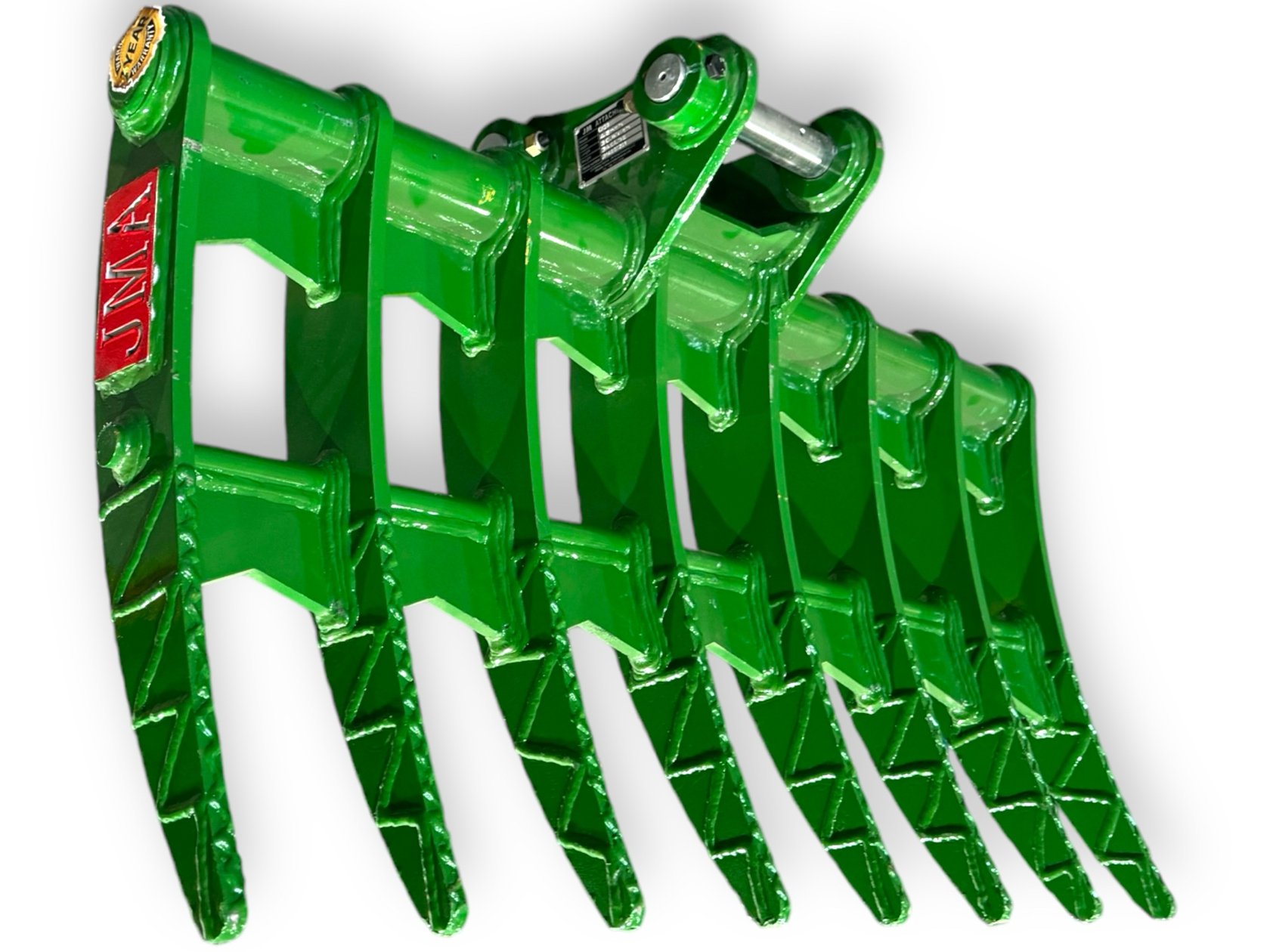 48″ Brush Rake for 4.5 – 6.5 Tons Mini Excavators. 45mm Pins