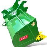 36″ Digging Bucket John Deere Wedge Lock Coupler Style for 4 – 8.5 Tons Mini Excavators