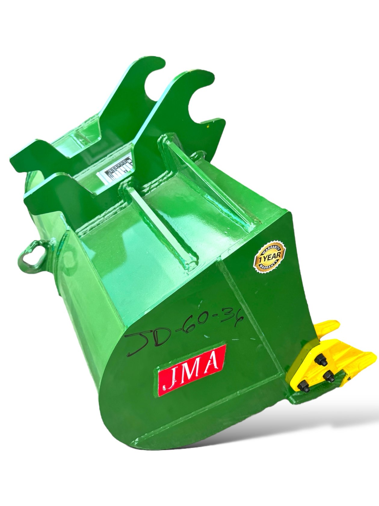 36″ Digging Bucket John Deere Wedge Lock Coupler Style for 4 – 8.5 Tons Mini Excavators