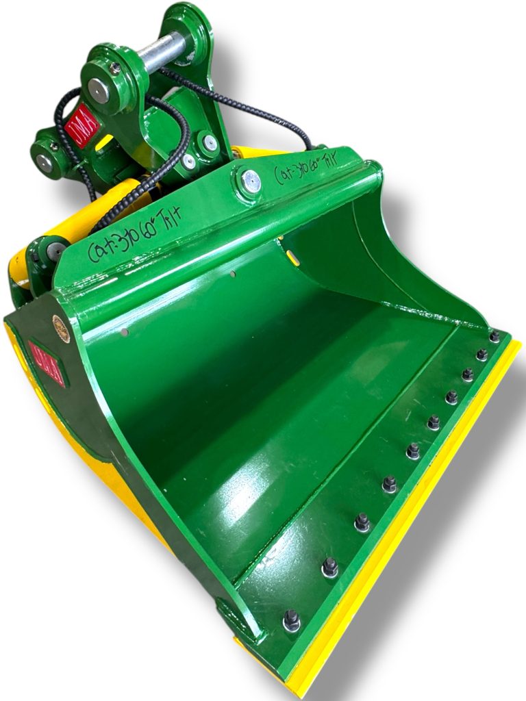 60″ Dual Tilt Bucket for 8 – 13 Tons Excavators. 60mm Pins