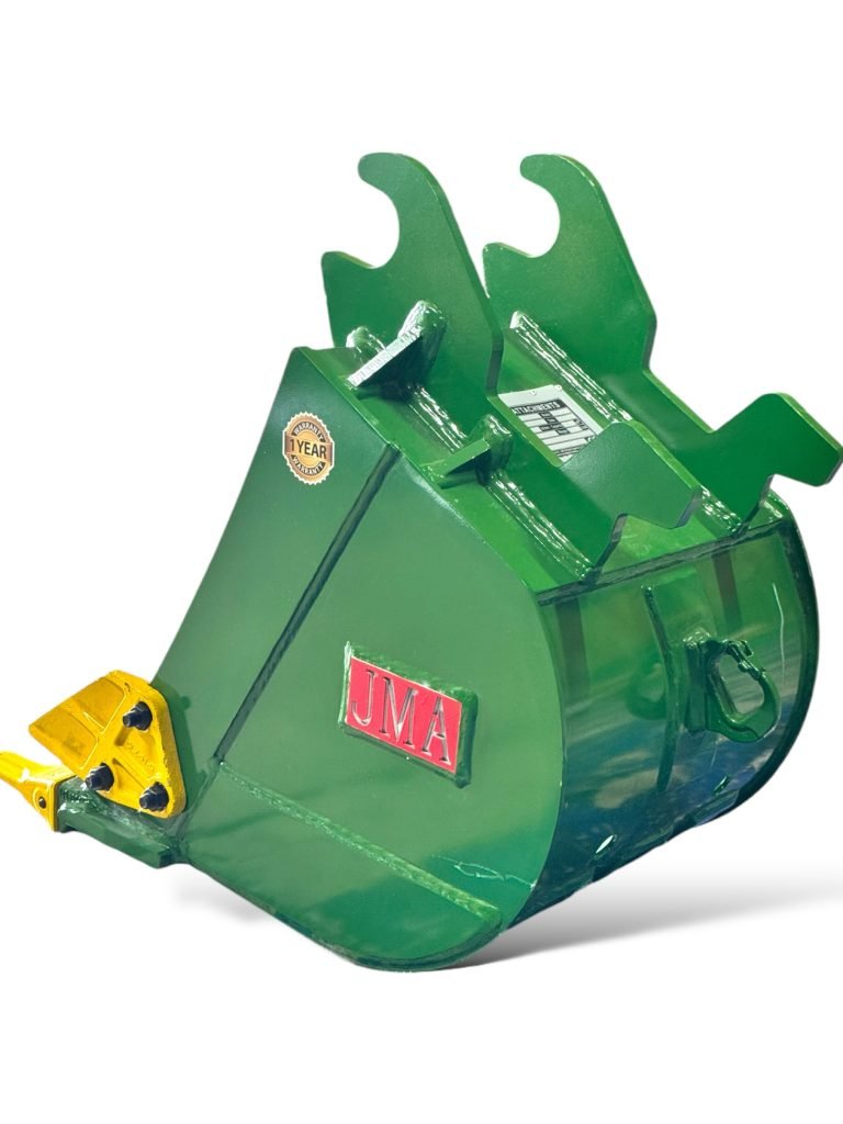 18″ Digging Bucket John Deere Wedge Lock Coupler Style for 4 – 8.5 Tons Mini Excavators