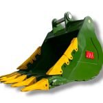 54″ Heavy Duty Digging Bucket for 33 – 55 Tons Excavators. 100mm | 90mm Pins