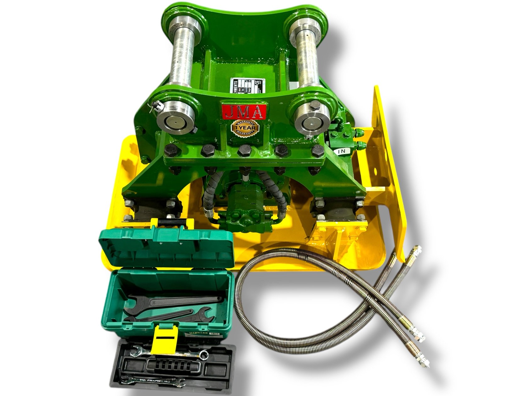 Plate Compactor for 5 – 6.5 Tons Mini Excavator. 45mm Pins
