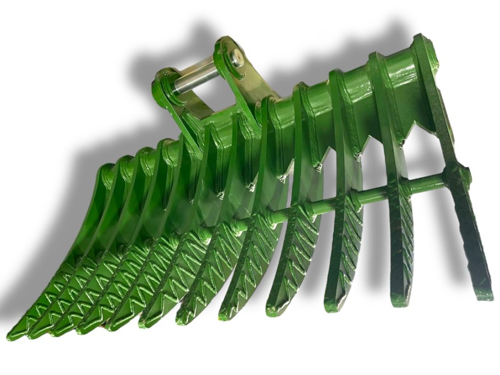 60″ Brush Rake for 15 – 18 tons Excavators. 65mm Pins