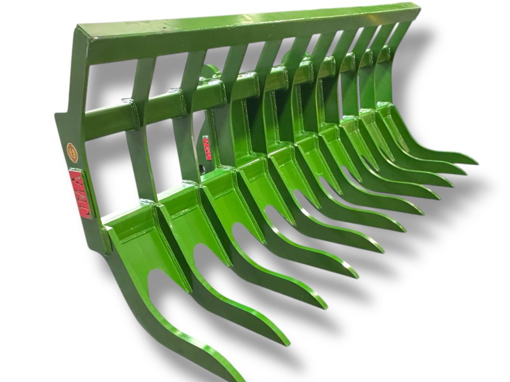 96″ Heavy Duty Loader Root Rake JRB416 for Wheel Loaders