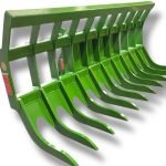 96″ Heavy Duty Loader Root Rake JRB416 for Wheel Loaders