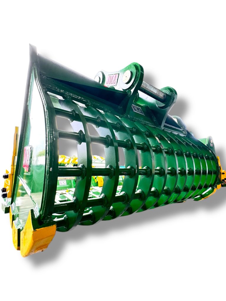 72″ Severe Duty Skeleton Bucket with Teeth for 33 – 55 Tons Excavators. 100mm | 90 mm Pins